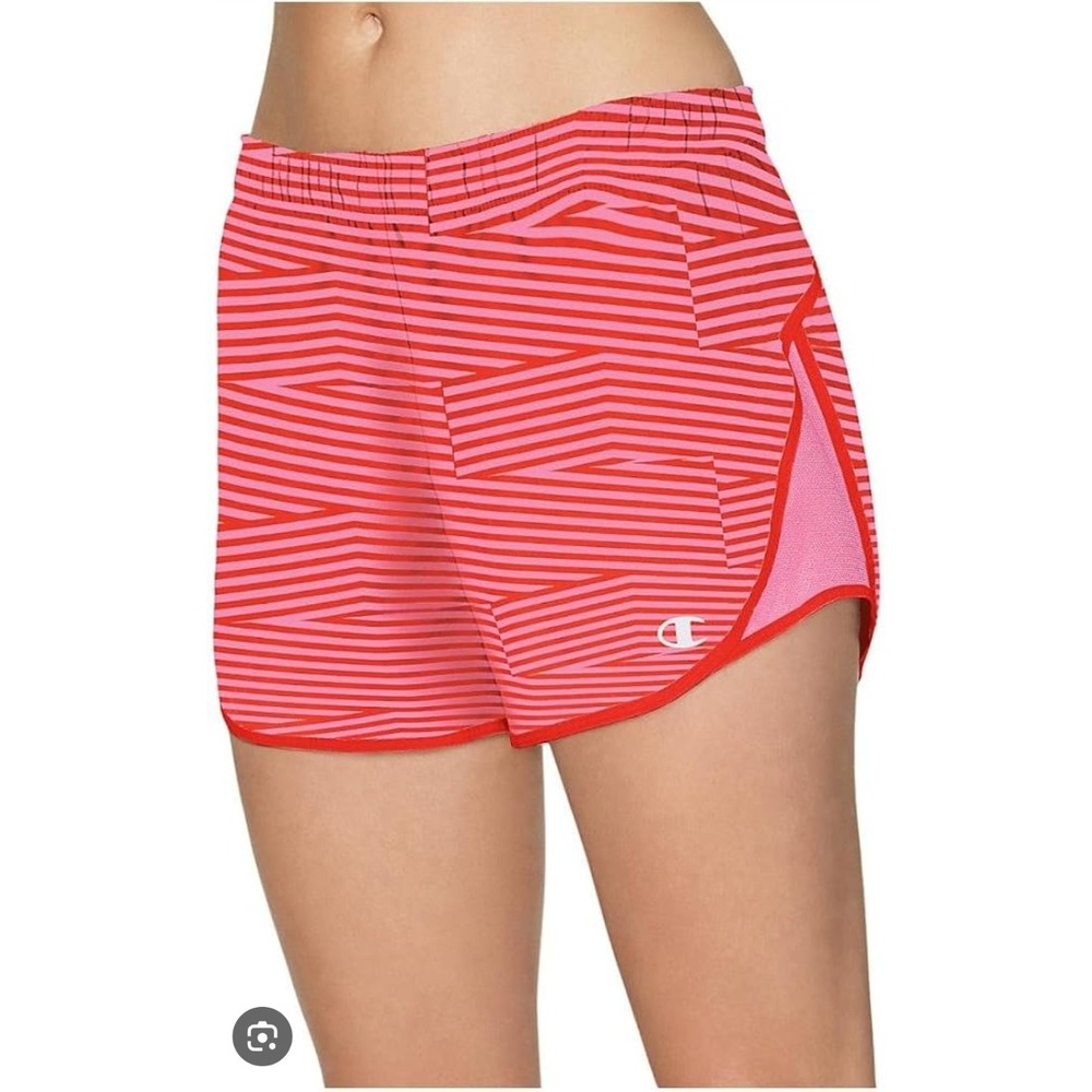 Champion‎ Running Shorts Athletic Striped Powertrain Activewear Shorts S NWOT